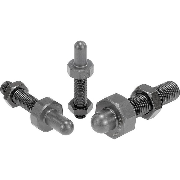 M20 x Machine Screw, Black Oxide Steel